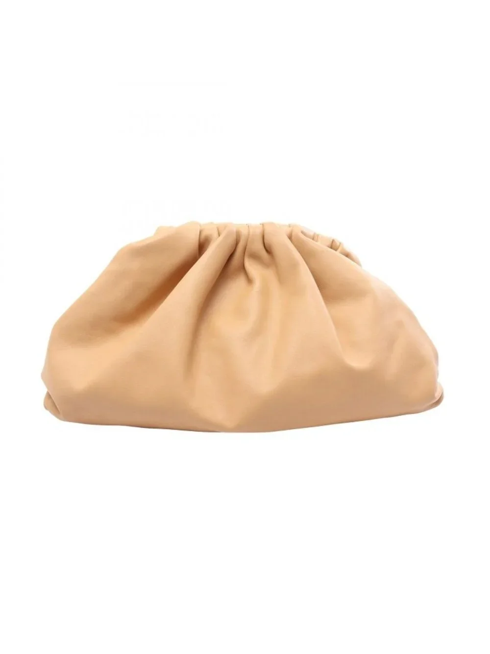 Bottega Veneta Clutch the Pouch Beige Leather